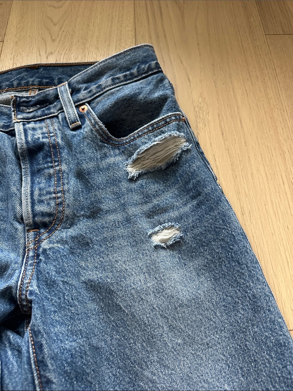 Levi’s 501 90s Jeans in wash verified vintage - Picture 10 of 11